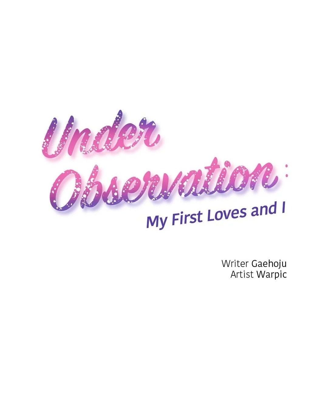 เธญเนเธฒเธ Under Observation: My First Loves and I